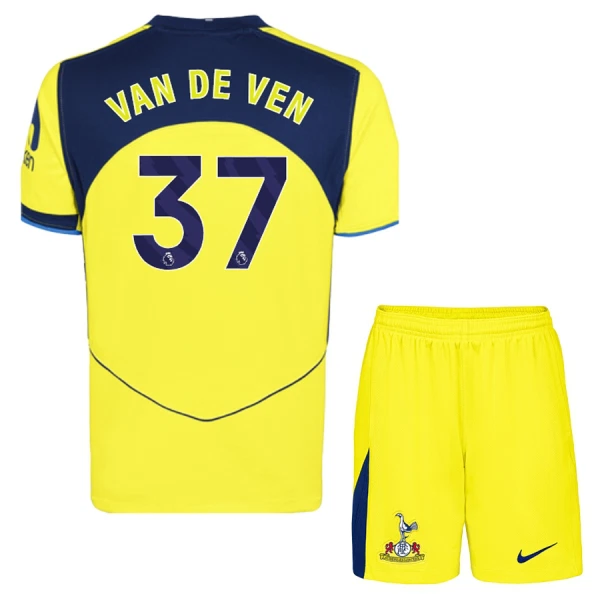 Camisolas Tottenham Hotspur Van De Ven 37 Criança Equipamento Terceiro 25/26