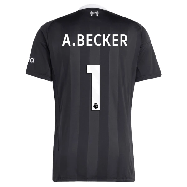 Camisolas Guarda Redes Liverpool Alisson Becker 1 25/26 Preto Camisolas Guarda Redes Liverpool Alisson Becker 1 25/26 Preto