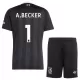 Camisolas Guarda Redes Liverpool Alisson Becker 1 Criança 25/26 Preto