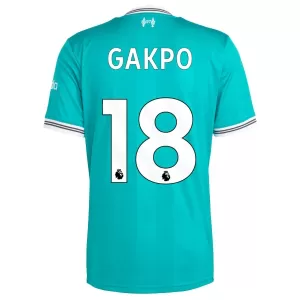 Camisolas Liverpool Cody Gakpo 18 Equipamento Terceiro 25/26 Camisolas Liverpool Cody Gakpo 18 Equipamento Terceiro 25/26