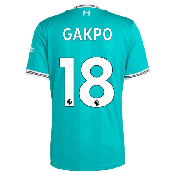 Camisolas Liverpool Cody Gakpo 18 Equipamento Terceiro 25/26