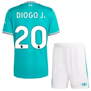 Camisolas Liverpool Diogo Jota 20 Criança Equipamento Terceiro 25/26