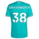 Camisolas Liverpool Gravenberch 38 Equipamento Terceiro 25/26 Camisolas Liverpool Gravenberch 38 Equipamento Terceiro 25/26