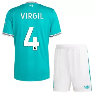Camisolas Liverpool Virgil van Dijk 4 Criança Equipamento Terceiro 25/26 Camisolas Liverpool Virgil van Dijk 4 Criança Equipamento Terceiro 25/26