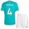 Camisolas Liverpool Virgil van Dijk 4 Criança Equipamento Terceiro 25/26