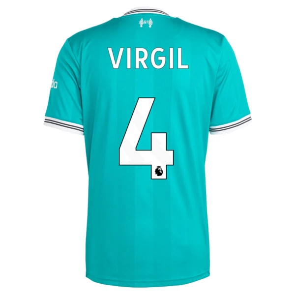 Camisolas Liverpool Virgil van Dijk 4 Equipamento Terceiro 25/26 Camisolas Liverpool Virgil van Dijk 4 Equipamento Terceiro 25/26