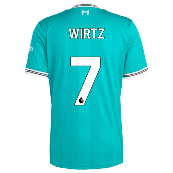 Camisolas Liverpool Wirtz 7 Equipamento Terceiro 25/26 Camisolas Liverpool Wirtz 7 Equipamento Terceiro 25/26