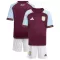 Camisolas Aston Villa Criança Equipamento Principal 25/26