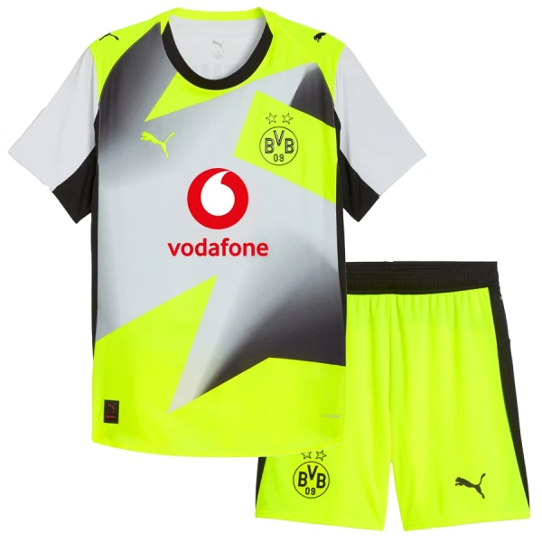 Camisolas Borussia Dortmund Criança Equipamento Alternativo 25/26