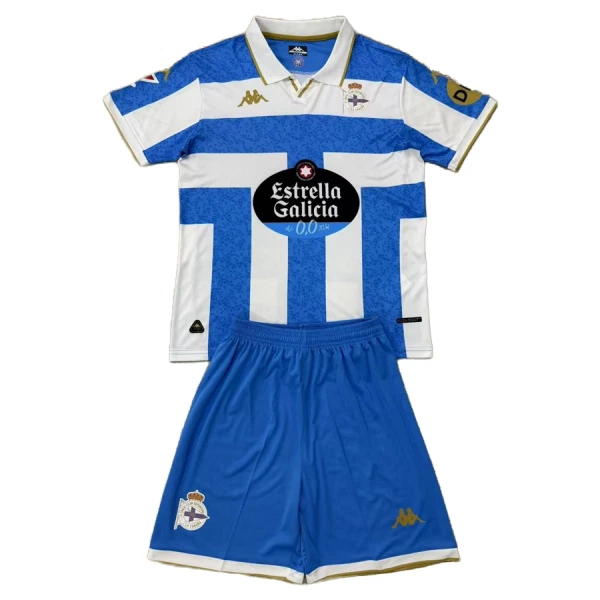 Camisolas Deportivo de La Coruna Criança Equipamento Principal 25/26