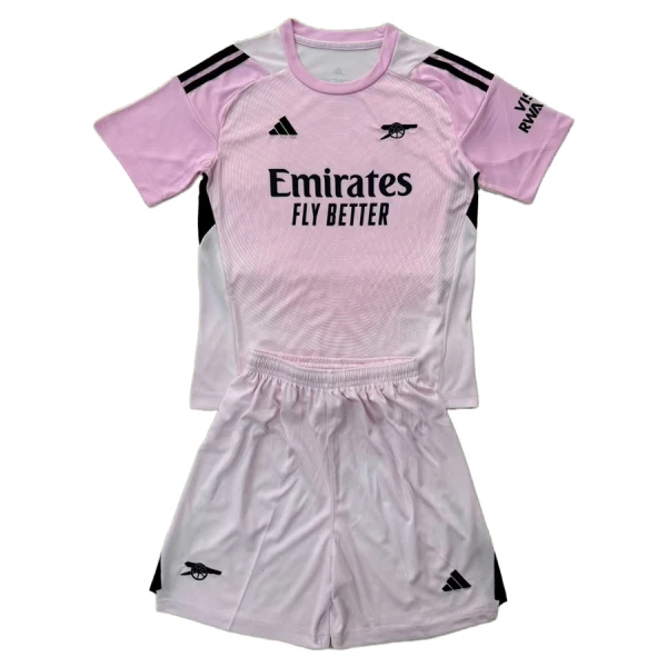 Camisolas Guarda Redes Arsenal Criança 25/26 Rosa Camisolas Guarda Redes Arsenal Criança 25/26 Rosa