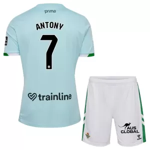 Camisolas Real Betis Antony Santos 7 Criança Equipamento Alternativo 25/26 Camisolas Real Betis Antony Santos 7 Criança Equipamento Alternativo 25/26