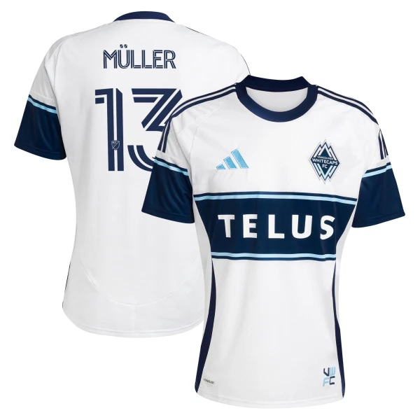 Camisolas Vancouver Whitecaps FC Thomas Müller 13 Equipamento Principal 25/26