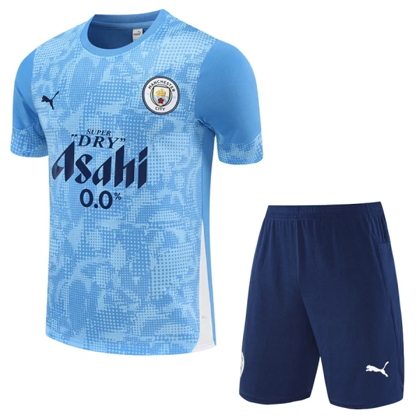 Manchester City Camisolas de Treino Criança 25/26 Azul Manchester City Camisolas de Treino Criança 25/26 Azul