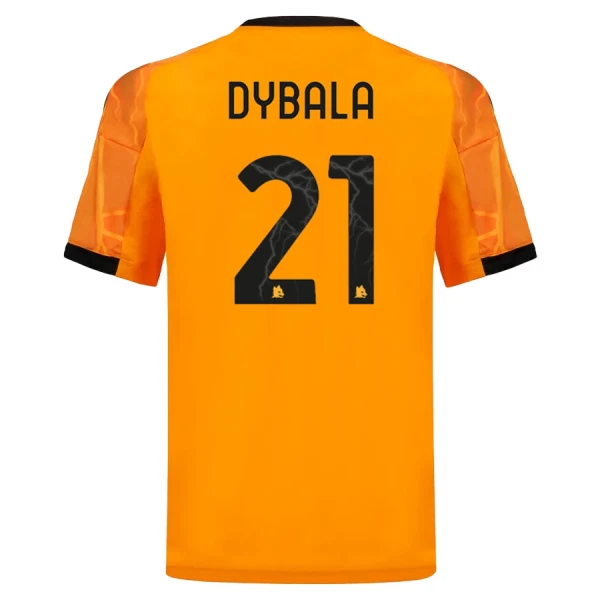 Camisolas AS Roma Paulo Dybala 21 Equipamento Alternativo 25/26 Camisolas AS Roma Paulo Dybala 21 Equipamento Alternativo 25/26