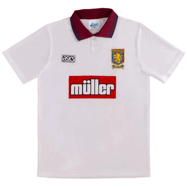 Camisolas Aston Villa 1994-95 Equipamento Principal Retro