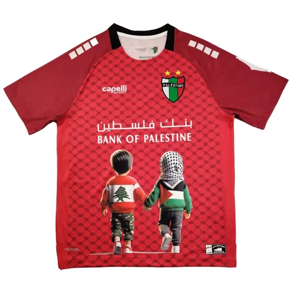 Camisolas Club Deportivo Palestino 2025 Vermelho Especial