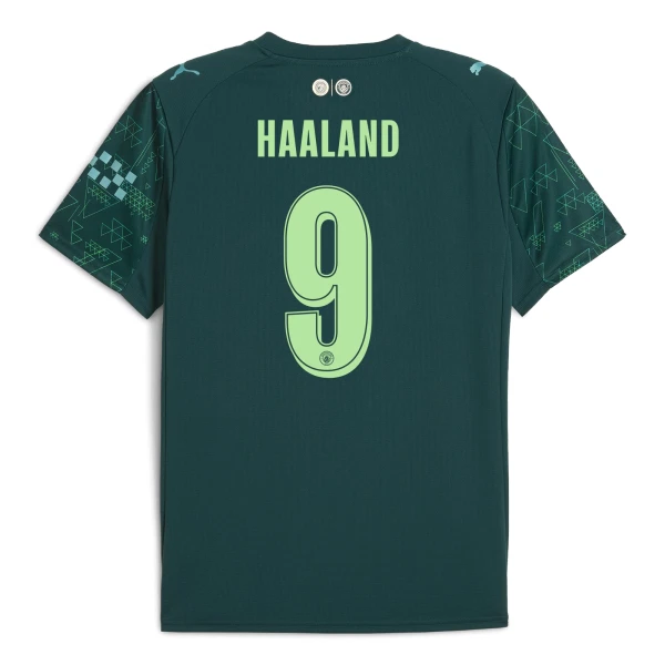 Camisolas Manchester City Erling Haaland 9 Equipamento 4ª EA Sport 25/26 Camisolas Manchester City Erling Haaland 9 Equipamento 4ª EA Sport 25/26