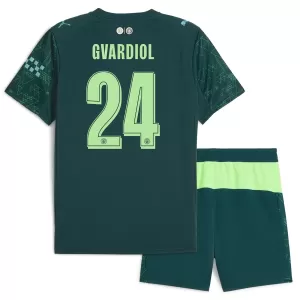 Camisolas Manchester City Josko Gvardiol 24 Criança Equipamento 4ª EA Sport 25/26 Camisolas Manchester City Josko Gvardiol 24 Criança Equipamento 4ª EA Sport 25/26