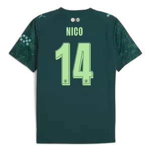 Camisolas Manchester City Nico 14 Equipamento 4ª EA Sport 25/26 Camisolas Manchester City Nico 14 Equipamento 4ª EA Sport 25/26