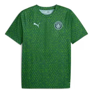Camisolas Manchester City Pre-Match 25/26 Verde Camisolas Manchester City Pre-Match 25/26 Verde