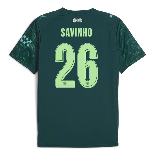 Camisolas Manchester City Savinho 26 Equipamento 4ª EA Sport 25/26 Camisolas Manchester City Savinho 26 Equipamento 4ª EA Sport 25/26