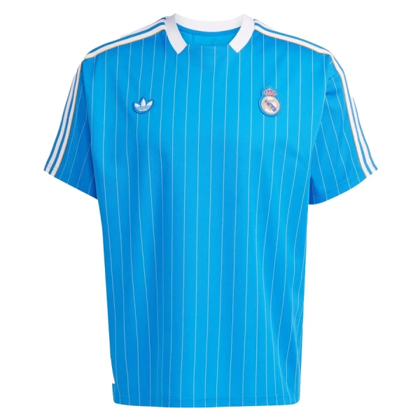 Camisolas Real Madrid Terrace Icons 25/26 Azul Camisolas Real Madrid Terrace Icons 25/26 Azul