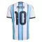 Camisolas Argentina Lionel Messi 10 Equipamento Principal Mundial 2026