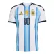 Camisolas Argentina Lionel Messi 10 Equipamento Principal Mundial 2026