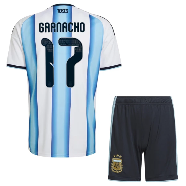 Camisolas Argentina Garnacho 17 Criança Equipamento Principal Mundial 2026 Camisolas Argentina Garnacho 17 Criança Equipamento Principal Mundial 2026