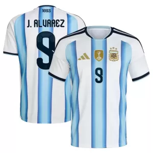 Camisolas Argentina Julián Álvarez 9 Equipamento Principal Mundial 2026
