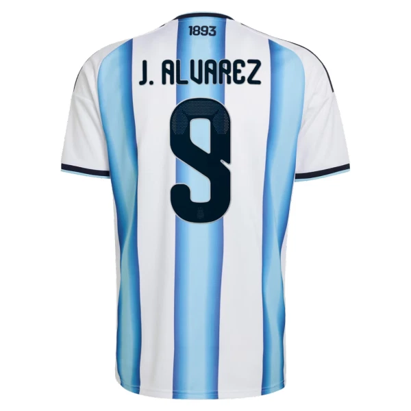 Camisolas Argentina Julián Álvarez 9 Equipamento Principal Mundial 2026
