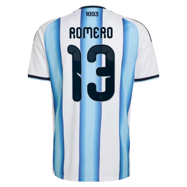 Camisolas Argentina Romero 13 Equipamento Principal Mundial 2026