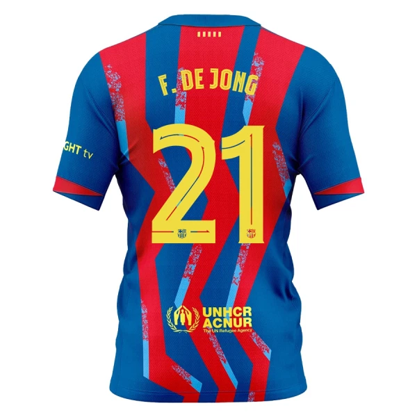 Camisolas FC Barcelona Frenkie de Jong 21 Criança Equipamento 4ª 25/26