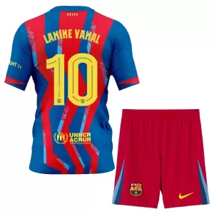 Camisolas FC Barcelona Lamine Yamal 10 Criança Equipamento 4ª 25/26