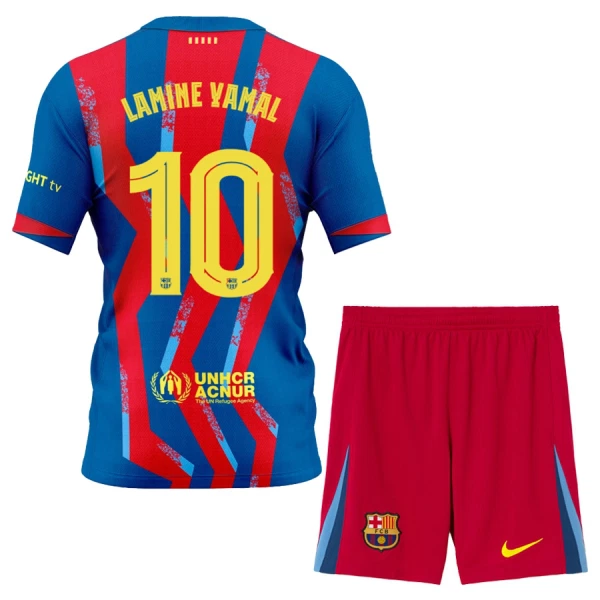 Camisolas FC Barcelona Lamine Yamal 10 Criança Equipamento 4ª 25/26