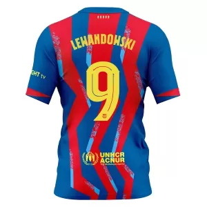 Camisolas FC Barcelona Robert Lewandowski 9 Equipamento 4ª 25/26