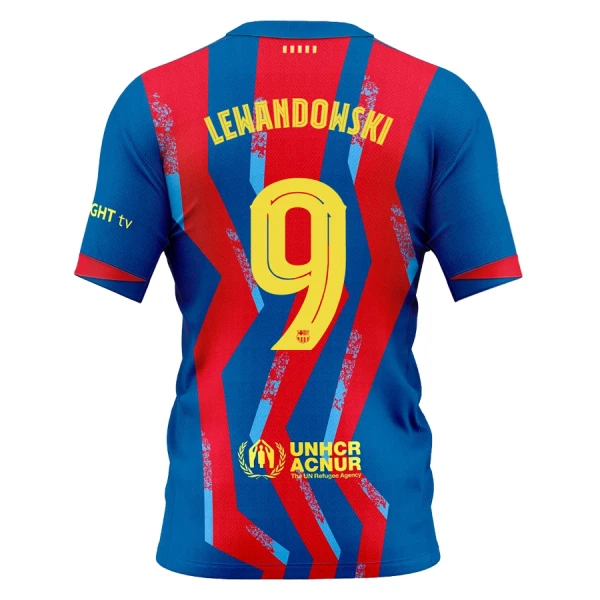 Camisolas FC Barcelona Robert Lewandowski 9 Equipamento 4ª 25/26