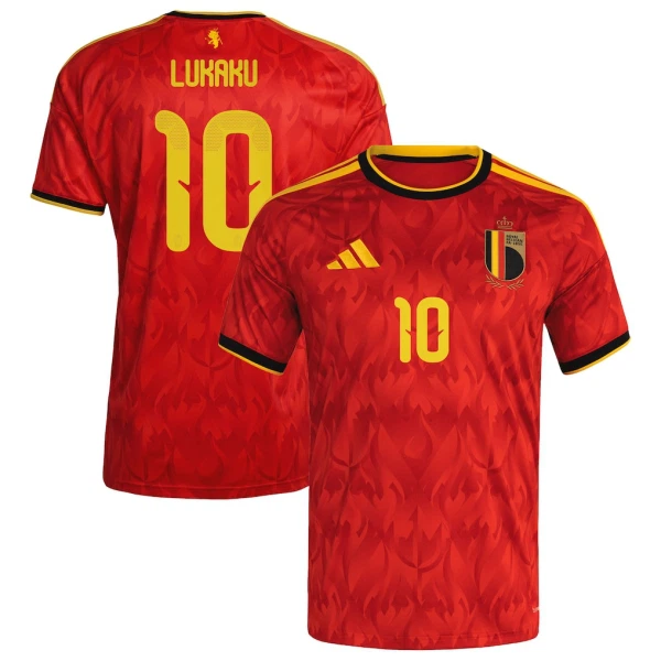Camisolas Bélgica Romelu Lukaku 10 Equipamento Principal Mundial 2026