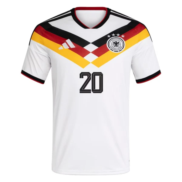 Camisolas Alemanha Gnabry 20 Equipamento Principal Mundial 2026