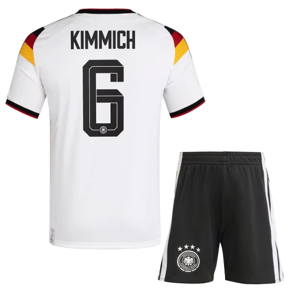 Camisolas Alemanha Joshua Kimmich 6 Criança Equipamento Principal Mundial 2026
