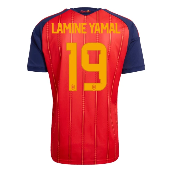 Camisolas Espanha Lamine Yamal 19 Equipamento Principal Mundial 2026