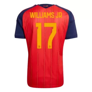 Camisolas Espanha Williams JR 17 Equipamento Principal Mundial 2026
