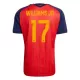 Camisolas Espanha Williams JR 17 Equipamento Principal Mundial 2026
