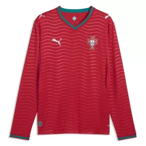 Camisolas Portugal Equipamento Principal Mundial 2026 Manga Comprida