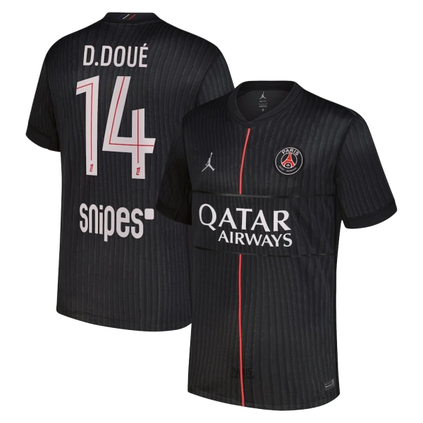 Camisolas Paris Saint-Germain D. Doue 14 Equipamento 4ª Jordan 25/26