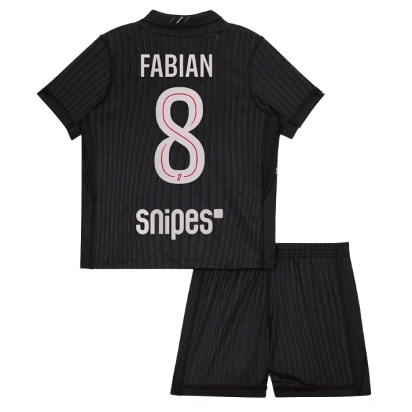 Camisolas Paris Saint-Germain Fabian 8 Criança Equipamento 4ª Jordan 25/26