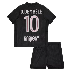 Camisolas Paris Saint-Germain Ousmane Dembélé 10 Criança Equipamento 4ª Jordan 25/26