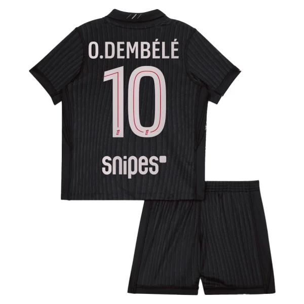 Camisolas Paris Saint-Germain Ousmane Dembélé 10 Criança Equipamento 4ª Jordan 25/26