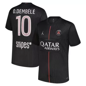 Camisolas Paris Saint-Germain Ousmane Dembélé 10 Equipamento 4ª Jordan 25/26
